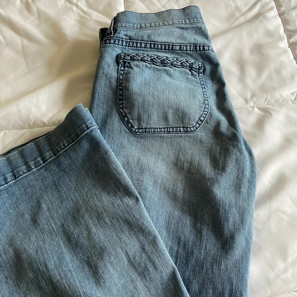 WHBM Noir flare jeans - Picture 7 of 8